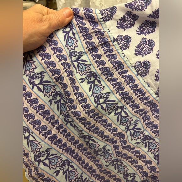 Anthropologie Celina Moon smocked Maxi Dress with tassel Med - Picture 3 of 6